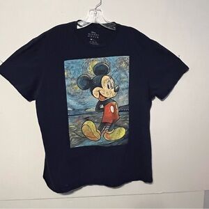 Disney Mickey Mouse T-shirt, navy blue size extra large .